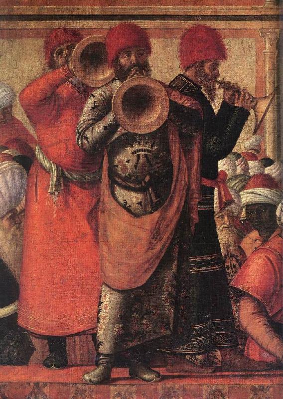 CARPACCIO, Vittore The Baptism of the Selenites (detail) ds china oil painting image